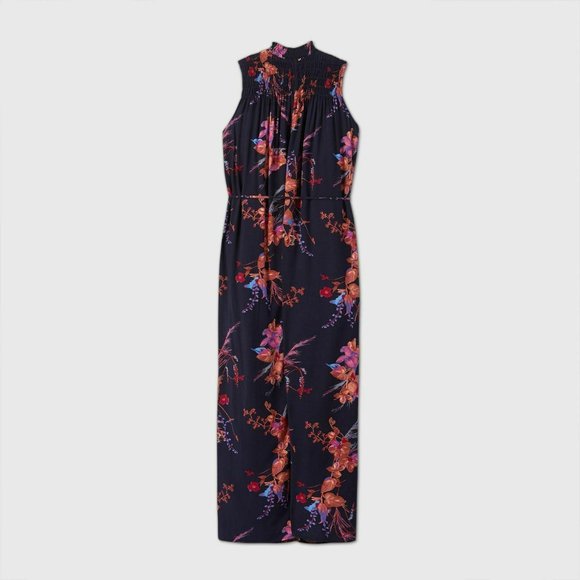 A New Day Dresses & Skirts - A New Day Sleeveless Smocked Trapeze Maxi Dress